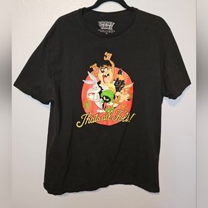 Looney Tunes "That's all Folks" Men's     T- Shirt XL